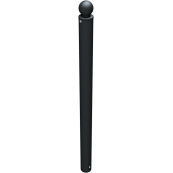 Ornamental bollard | Series 484B | � 82 mm | stationary, for casting in concretewith ground anchor, total length approx. 1300 mm | without lock | without eyelet